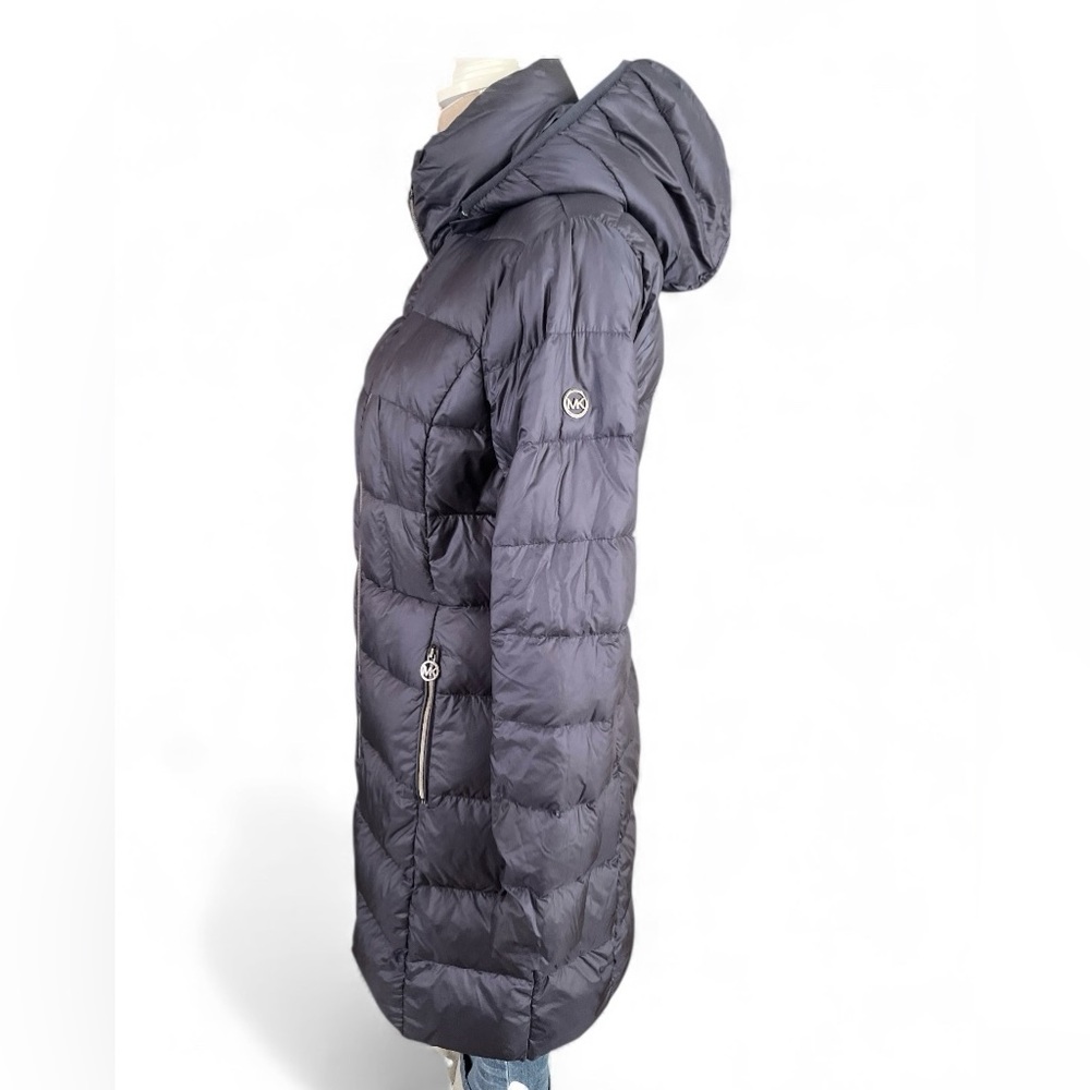 Michael Kor's Navy Puffer Jacket Size Small - Picture 4 of 10
